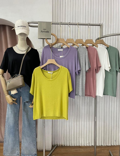 MATINEE Round Neck Summer Casual Tops